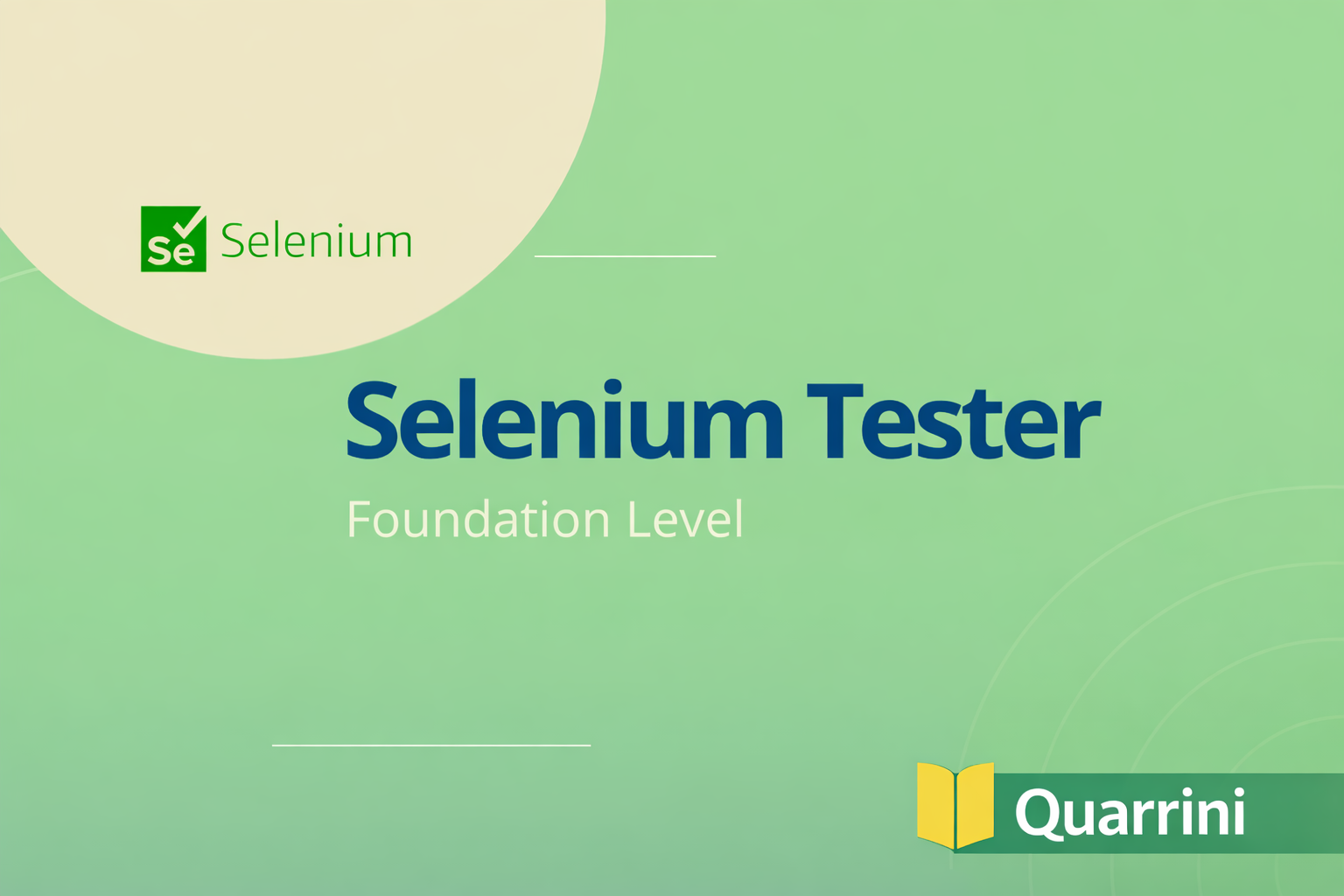 Selenium Tester