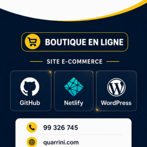 Formation Boutique en ligne + Portfolio Gratuit